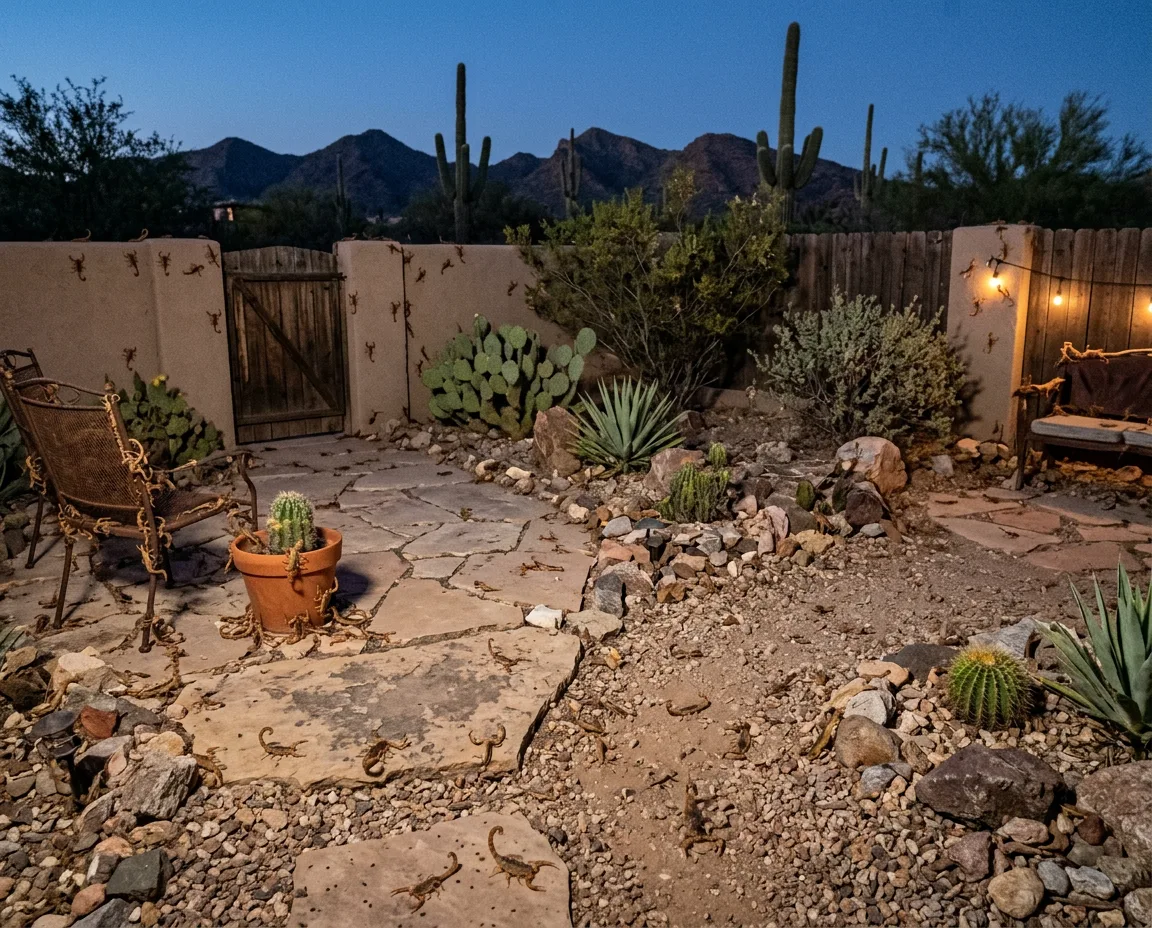 Scorpion infestation in an Arizona home